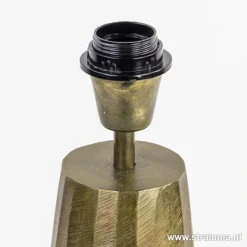 Lampvoet Saley Ruw Antiek Brons