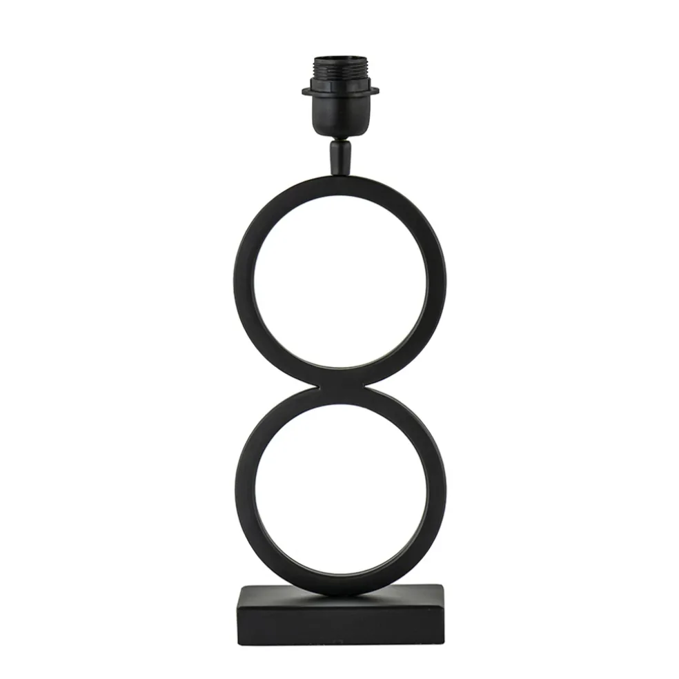 Lampvoet Stelios mat zwart exclusief kap