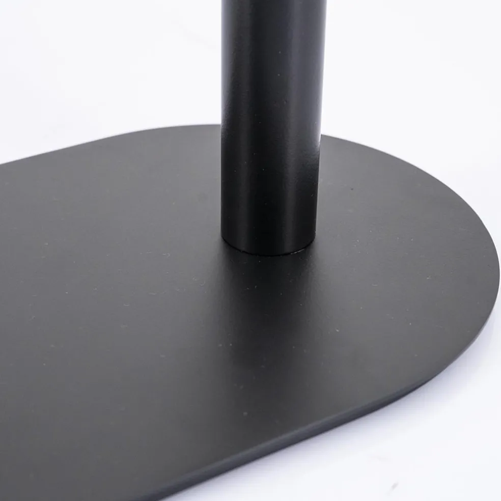 Laptoptafel zwart 43x24x55 cm