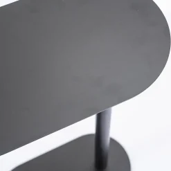 Laptoptafel zwart 43x24x70 cm