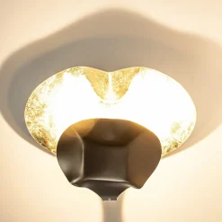 LED design wand/plafondlamp brons met goldleaf