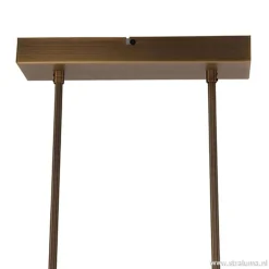 LED hanglamp brons inclusief dimmer