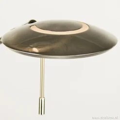 LED staande lamp-uplighter staal-dimbaar