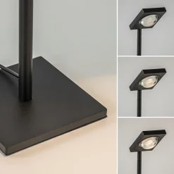 LED Tafellamp lens zwart verstelbaar