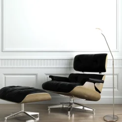 Leeslamp Denia Flex nikkel dim-to-warm