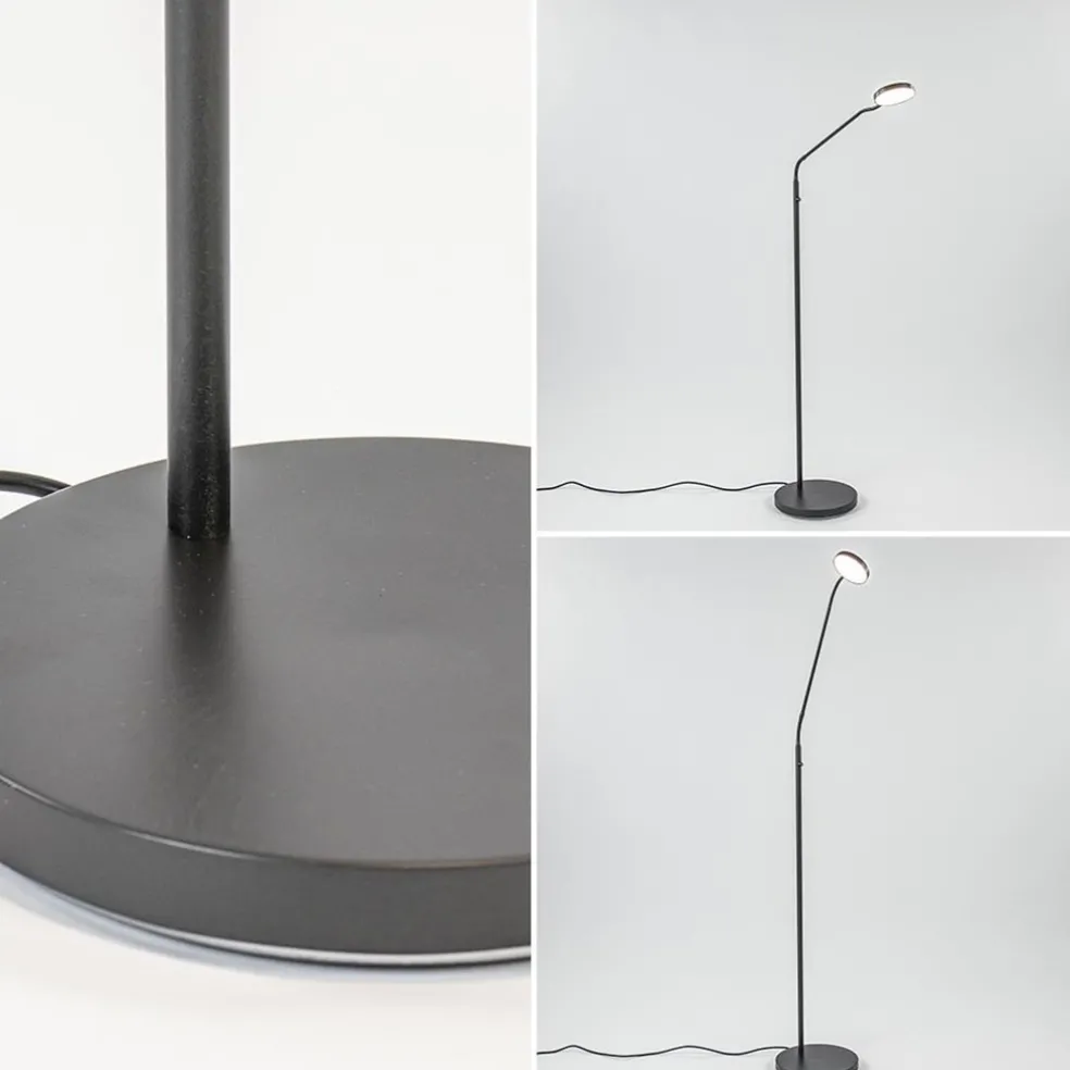 Leeslamp Denia Flex zwart dim-to-warm