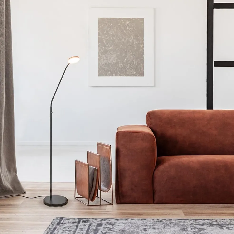 Leeslamp Denia Flex zwart dim-to-warm