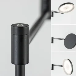 Leeslamp Plano Akku zwart oplaadbaar