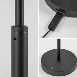 Leeslamp Plano Akku zwart oplaadbaar