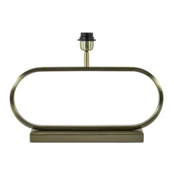 Licht and Living lampvoet Jamiro licht goud ovaal