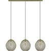 3-Lichts hanglamp Moroc goud Light and Living