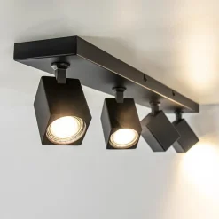 4-Lichts langwerpige opbouwspot verstelbaar GU10