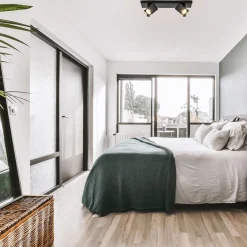 2-Lichts plafondlamp met vierkante spots mat zwart