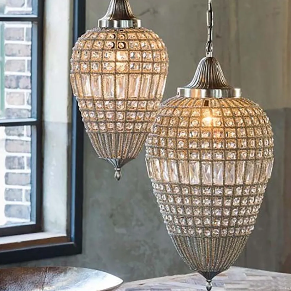 Light & Living hanglamp Charlene kristal