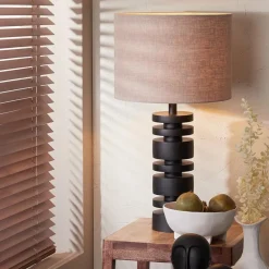 Light & Living lampvoet Desley mat zwart