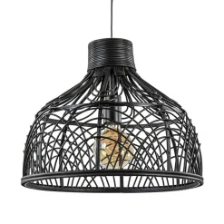 Light and Living hanglamp Pocita zwart