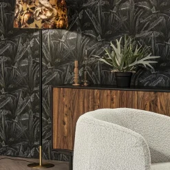 Light and Living lampvoet Rodrigo zwart/antiek brons