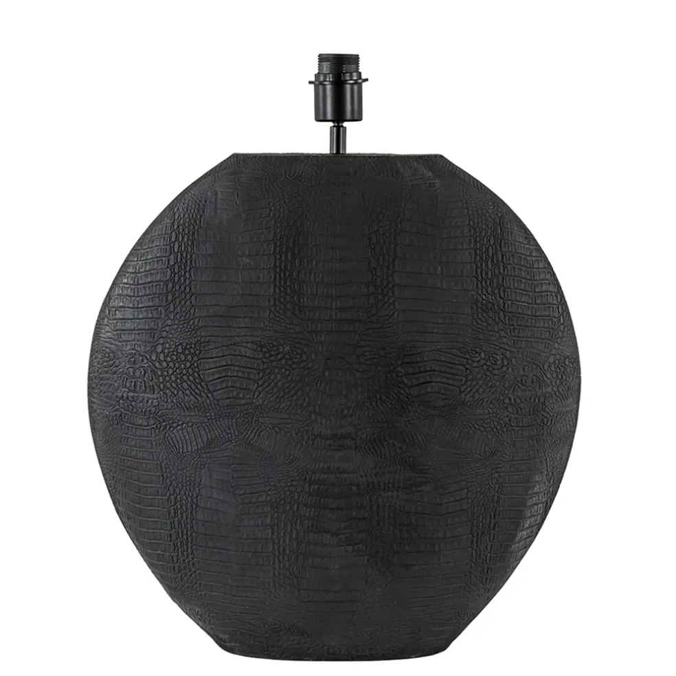 Light and Living lampvoet Skeld mat zwart groot