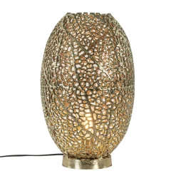 Light and Living tafellamp Sinula goud groot