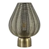 Light and Living tafellamp Suneko antiek brons