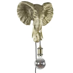 Light and Living wandlamp Elephant licht goud