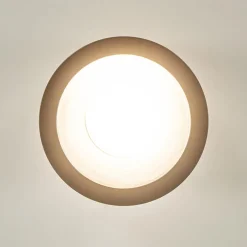 Mat zwarte opbouwspot rond IP54 badkamer/buiten