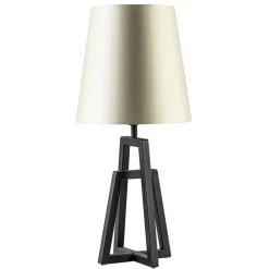 Metalen lampvoet mat zwart exclusief kap