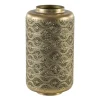 Metalen tafellamp lantaarn goud Oriental