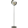 Metalen vloerlamp Terra oud messing
