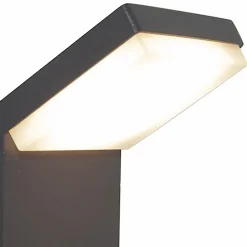 Moderne buitenlamp wand inclusief geïntegreerd LED