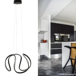 Moderne design hanglamp LED zwart