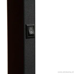 Moderne design vloerlamp zwart