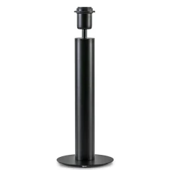 Moderne lampvoet cilinder mat zwart excl kap