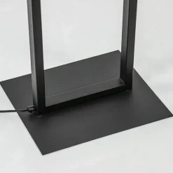 Moderne lampvoet/vloerlamp zwart excl. kap