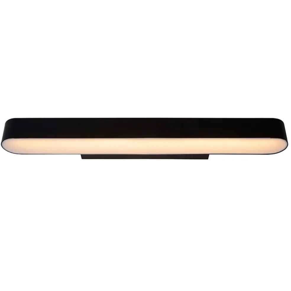 Moderne LED badkamer wandlamp zwart 60 cm