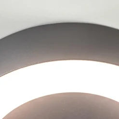 Moderne LED buitenlamp plafond/wand antraciet