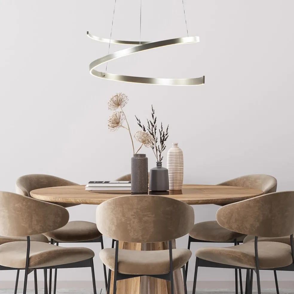 Moderne LED hanglamp rond met dim to warm functie