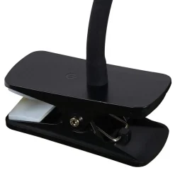 Moderne LED klemlamp zwart inclusief dimbaar LED