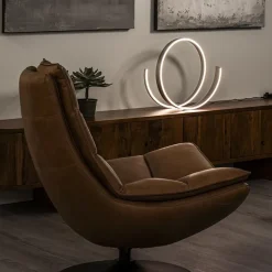 Moderne LED tafellamp nikkel met dim to warm functie