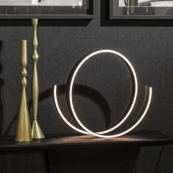 Moderne LED tafellamp zwart met dim to warm functie