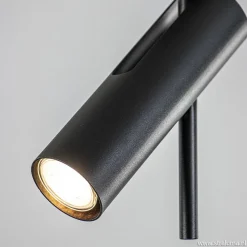 Moderne plafondspot zwart metaal verstelbaar