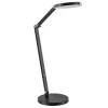 Moderne tafel/bureaulamp zwart met dimbaar LED