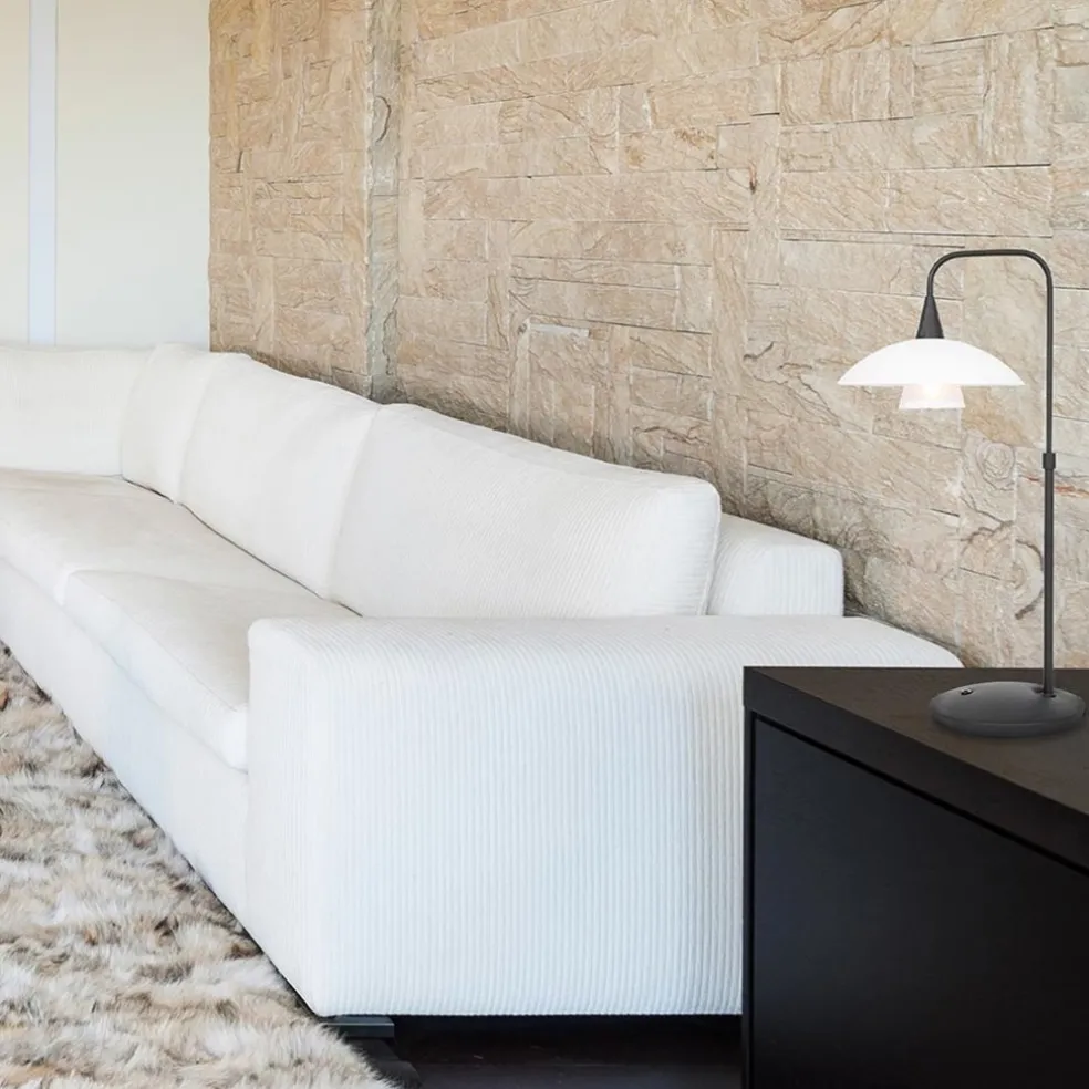 Moderne tafellamp zwart met dimbaar LED