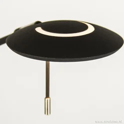 Moderne vloerlamp-uplighter LED zwart