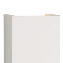 Moderne wandlamp hoogwaardig gips rechthoek