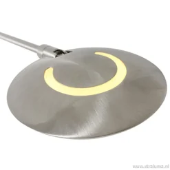 Moderne wandlamp staal met dimbaar LED