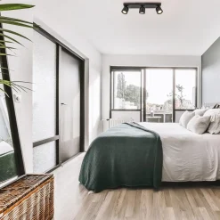 Opbouwspot Solare 3l balk zwart