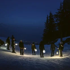 Oplaadbare buitenlamp IP44 grijs