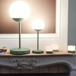 Oplaadbare buitenlamp tafel groen IP44