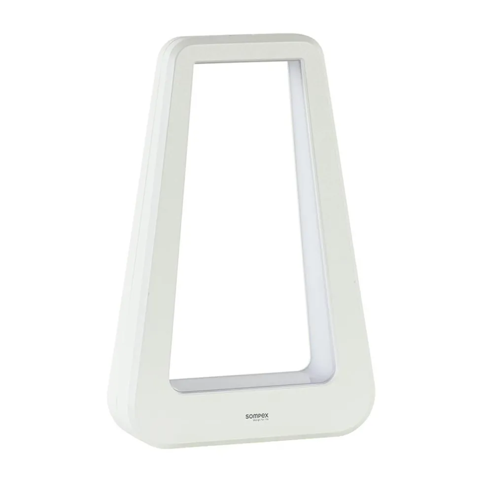 Oplaadbare tafellamp op accu wit dimbaar IP65